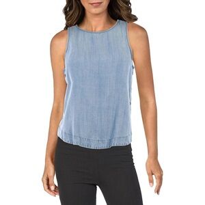 Velvet Heart Light Blue Tencel Sleeveless Tank Top